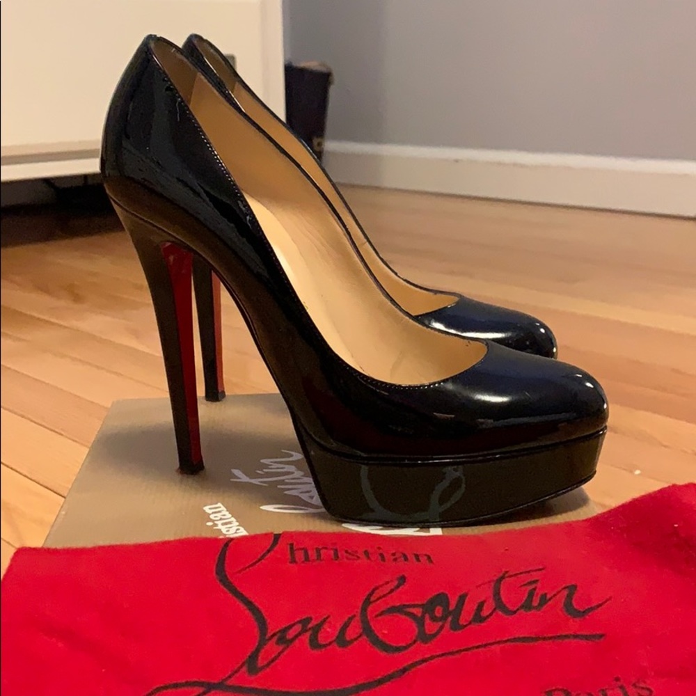 Christian Louboutin Bianca 140 Patent Calf shoes - Picture 5 of 5
